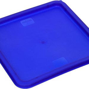 Winco Cubierta cuadrada PE azul, se adapta a 12, 18 y 22 cuartos Winco Cubierta cuadrada PE azul, se adapta a 12, 18 y 22 cuartos