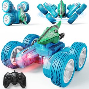 Mini auto de control remoto, dinosaurio a control remoto, juguete de camión para niños pequeños a escala 128 con luz, 4WD, 2.4 Ghz recargable, todos Mini auto de control remoto, dinosaurio a control remoto, juguete de camión para niños pequeños a escala 128 con luz, 4WD, 2.4 Ghz recargable, todos