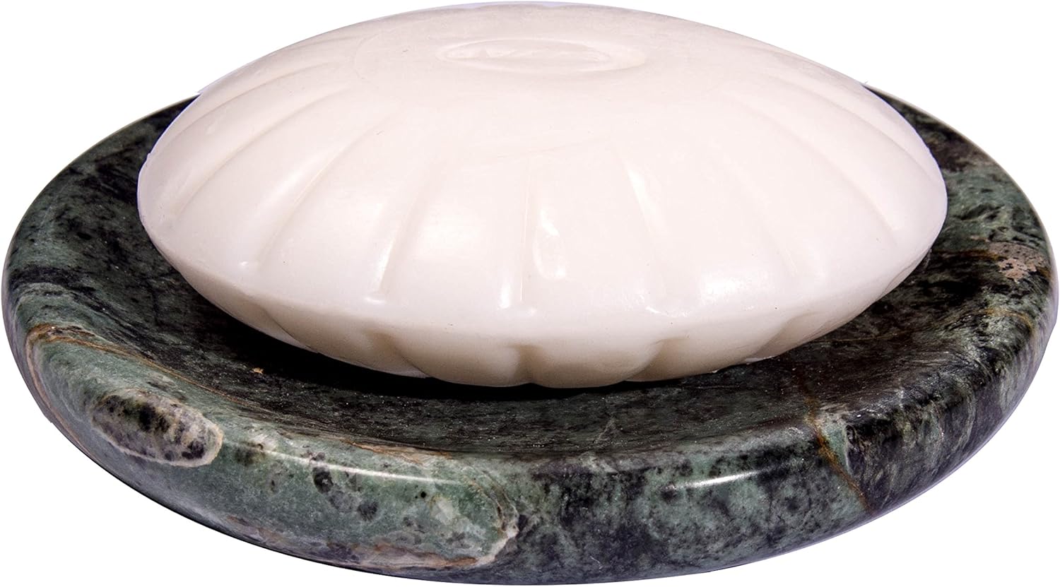 Jabonera de mármol verde  Soporte para platos de mármol pulido y brillante  Accesorio de baño bellamente hecho  por CraftsOfEgypt