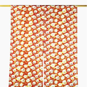 SVY Tapiz japonés Noren para puerta con patrón de gato de la fortuna, 100% algodón flameado para decoración de cocina y baño, tamaño grande SVY Tapiz japonés Noren para puerta con patrón de gato de la fortuna, 100% algodón flameado para decoración de cocina y baño, tamaño grande