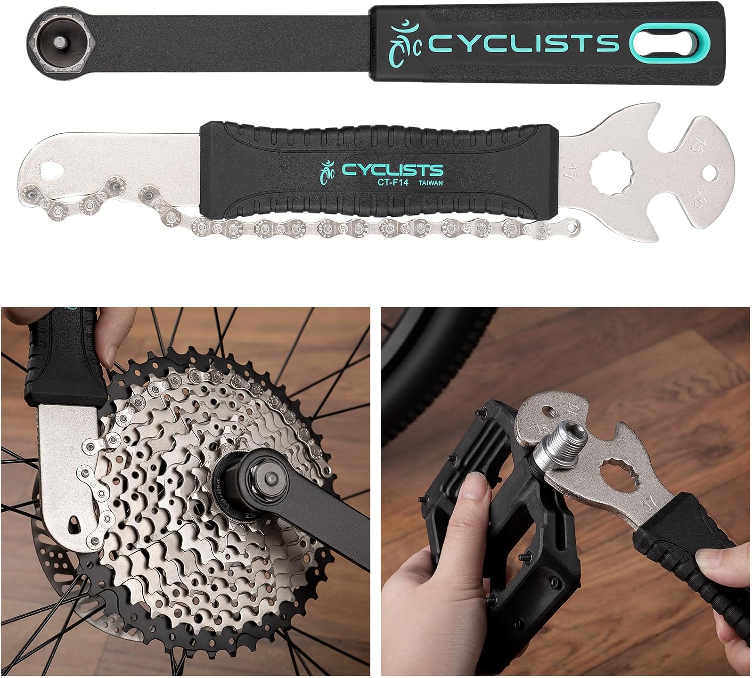 Kit de herramientas para bicicleta con estuche de almacenamiento, juego de herramientas de reparación de bicicletas de 35 piezas portátil,