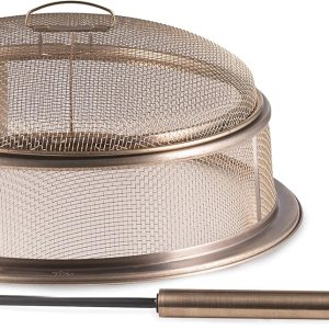 TIKI Brand Reunion 1321008 – Pantalla para hoguera y póquer, protector de chispas para hogueras al aire libre, 22.1 x 22.1 x 9.9 pulgadas, póker TIKI Brand Reunion 1321008 – Pantalla para hoguera y póquer, protector de chispas para hogueras al aire libre, 22.1 x 22.1 x 9.9 pulgadas, póker