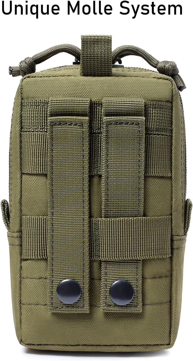 Bolsa táctica Molle EDC para teléfono móvil, soporte para teléfono móvil, organizador de gadgets