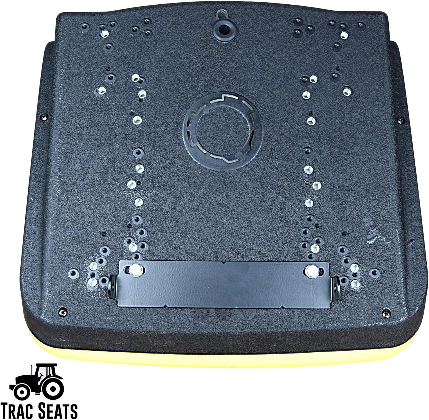 TRAC SEATS Asiento de tractor amarillo para John Deere 325 335 345 355D GT225 GT235 GT235E LX255 LX277 LX279 LX288 Tractor de cortacésped AM131531,