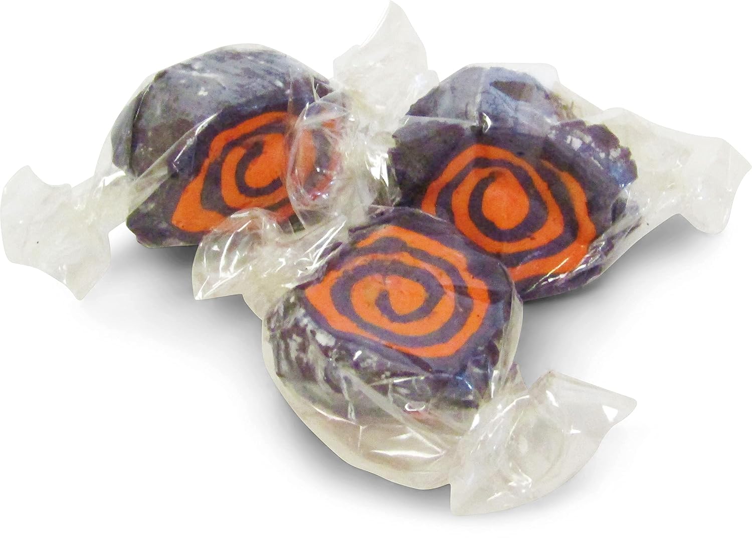 It’s Delish – Caramelos masticables de crema negra y naranja para Halloween, bolsa a granel de 4 onzas, envuelto individualmente, suave y gourmet –