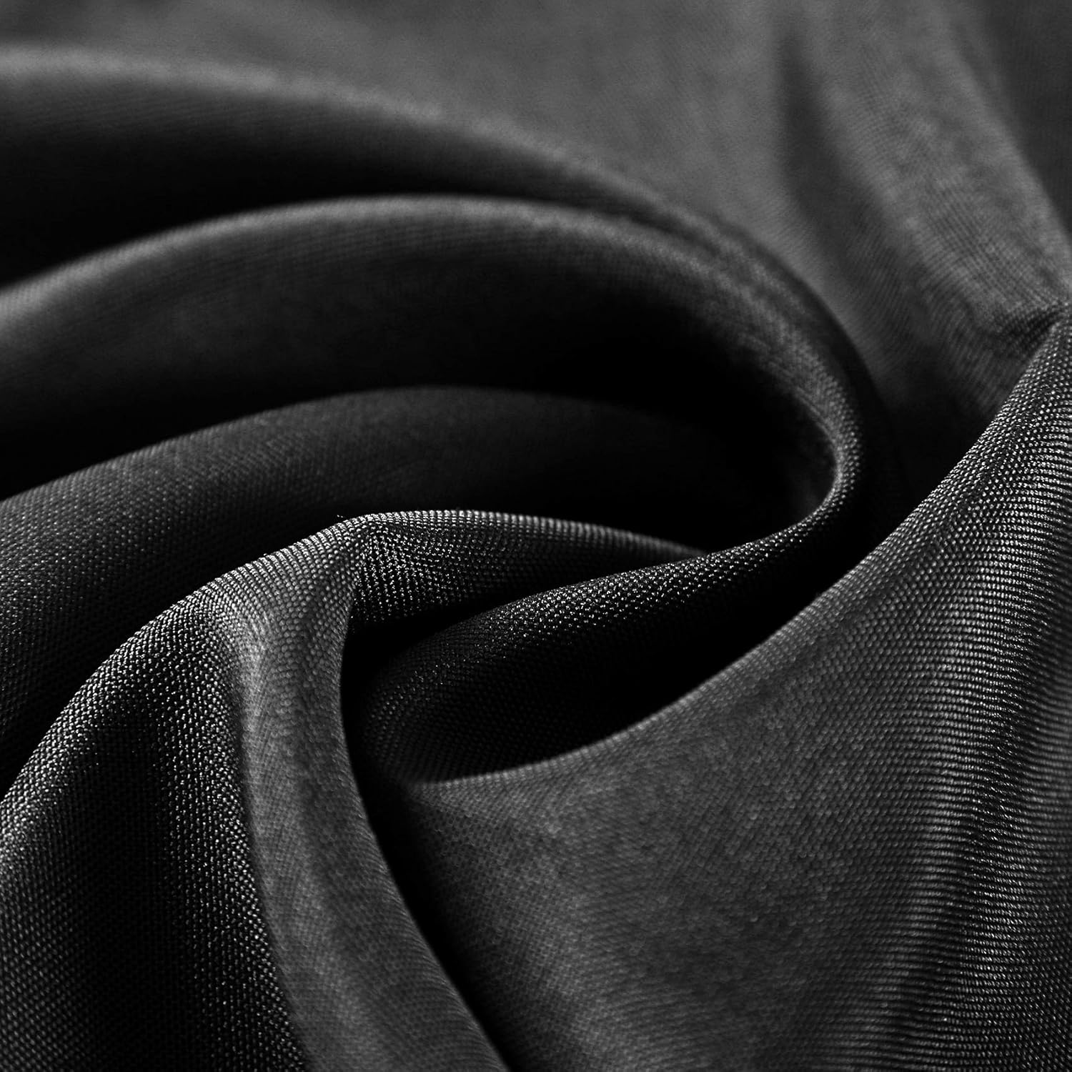 Cloth Napkins 17×17 inch Washable Polyester Dinner Napkins Soft Table Napkins for Wedding Party Dining Banquet(Black,25PCS)