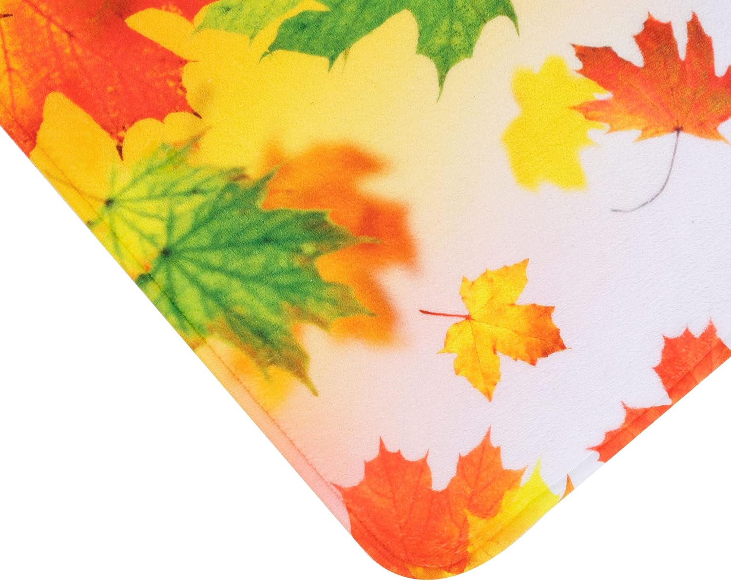 LIVILAN Alfombra de baño de otoño, alfombra de baño de otoño, gruesa y suave espuma viscoelástica antideslizante, alfombra de baño decorativa,