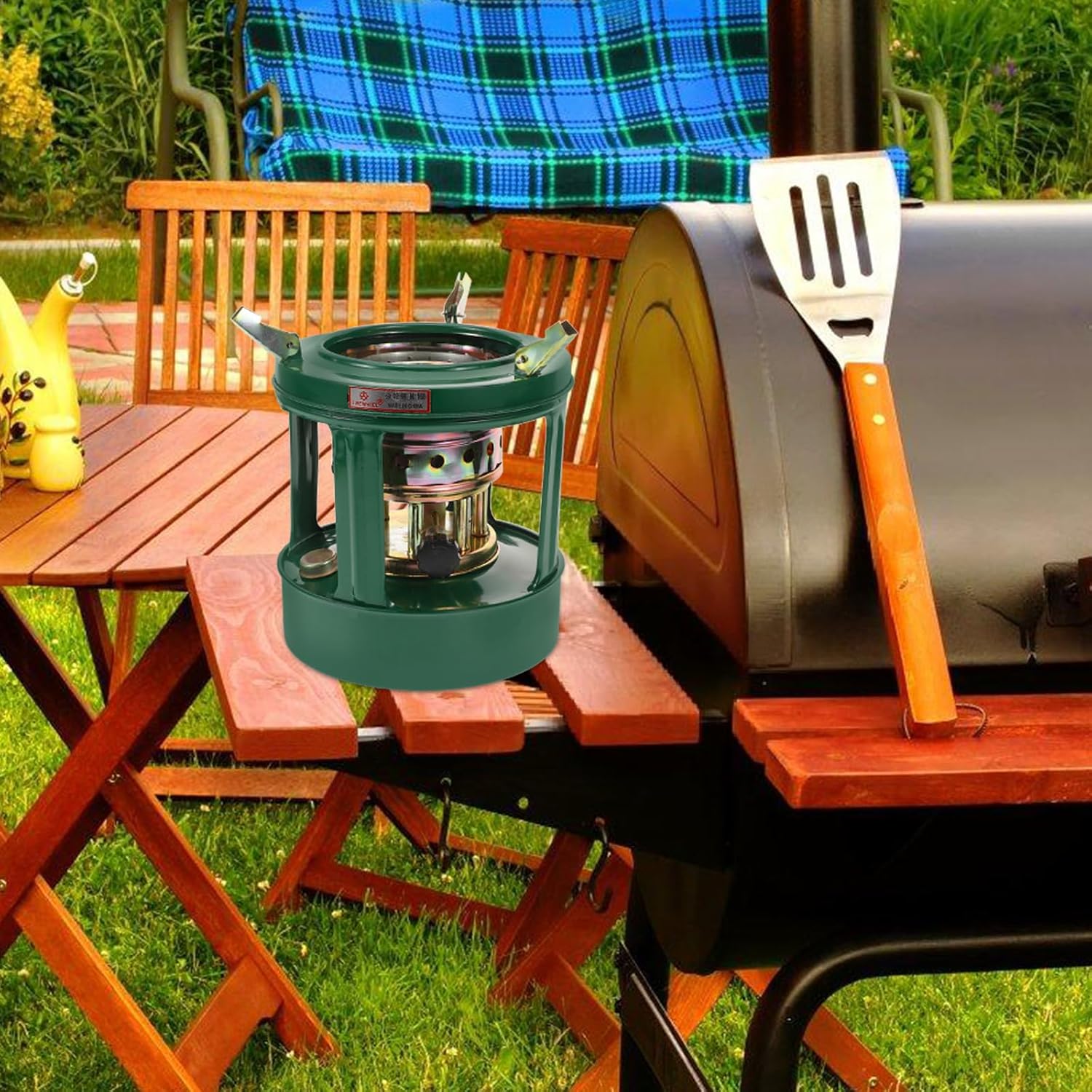 Calentador portátil para barbacoa Calentador al aire libre Mini calentador Calentadores interiores Bbq Estufa de queroseno Quemador de interior