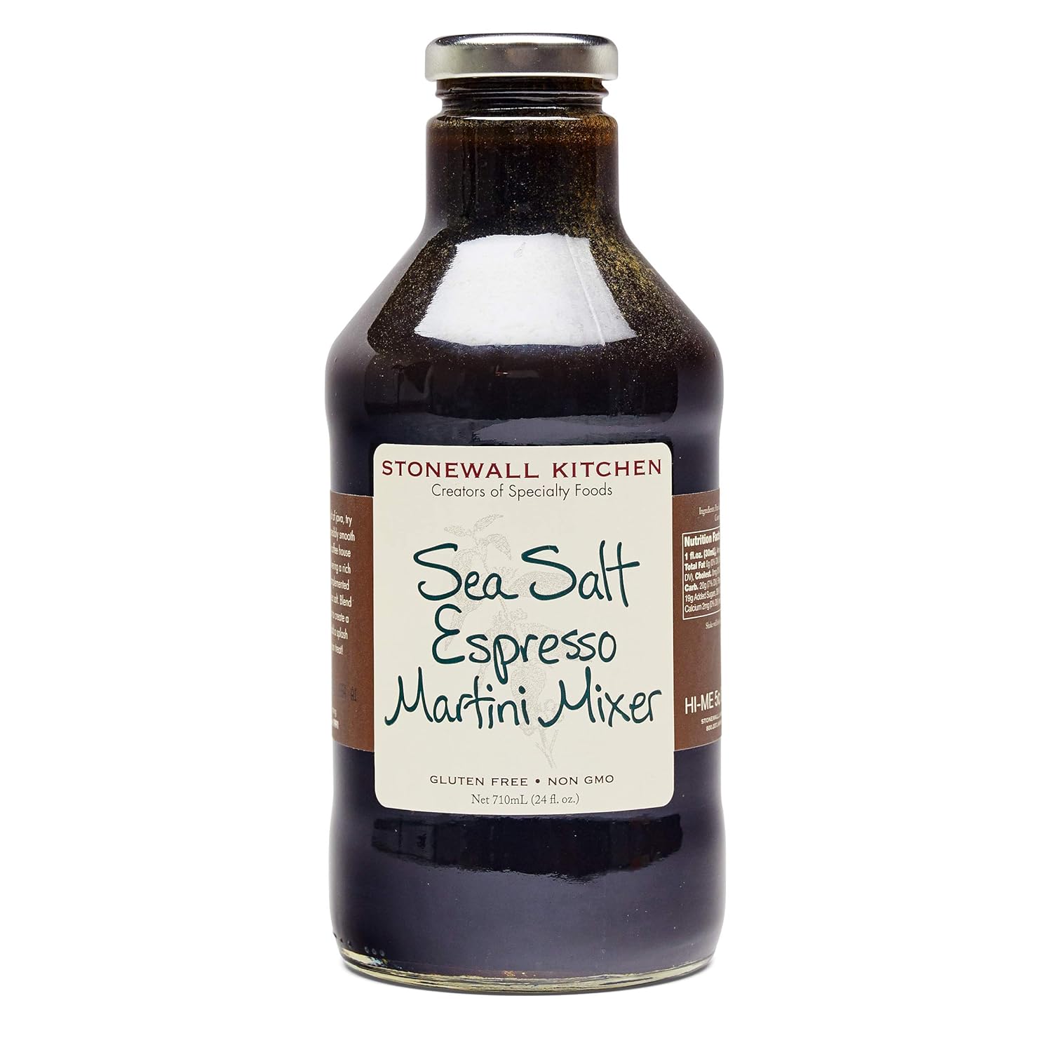 Stonewall Kitchen Mezclador de Martini Espresso con sal marina, 24 oz