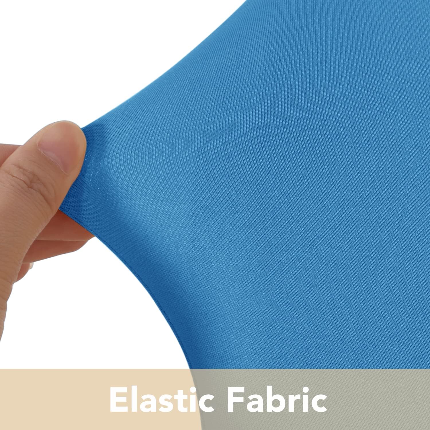 Obstal 20 fundas elásticas de elastano para sillas plegables de fiesta, fundas universales para sillas ajustables, para bodas, banquetes,