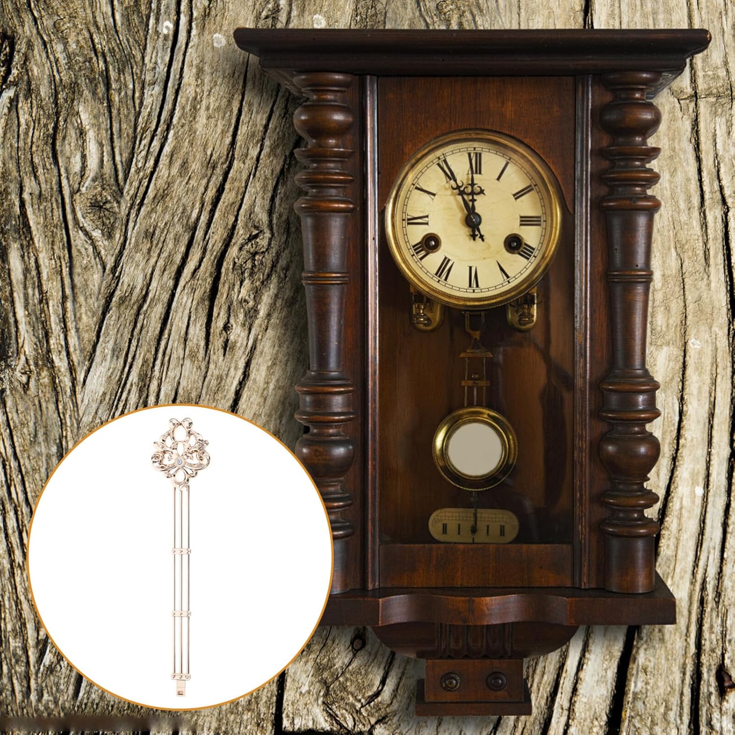 GANAZONO Accesorios de reloj de cuarzo Reloj de pared Adornos de suministro Reloj basculante Reloj de pared de cuarzo Reloj de pared Piezas de