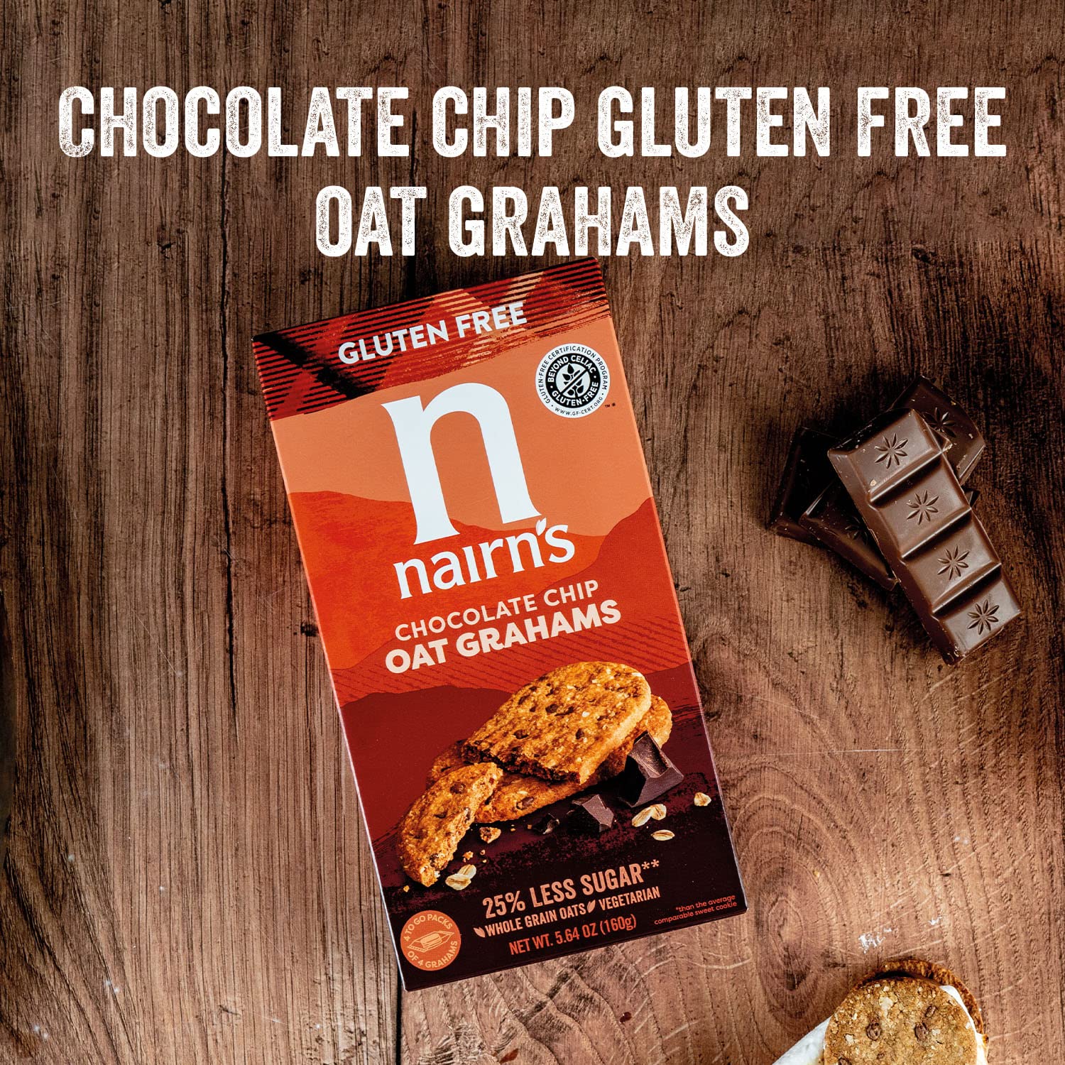 Nairn’s Grahams de avena con chispas de chocolate sin gluten 5.64