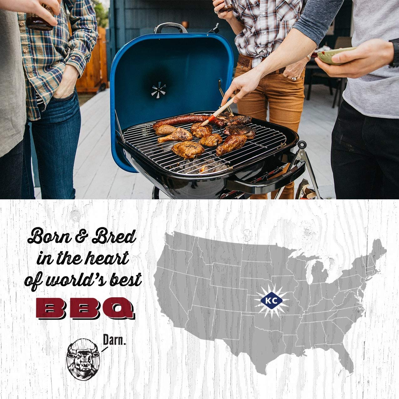 Rufus Teague – Salsa BBQ sin azúcar Smoke ‘N Chipotle – Salsa barbacoa premium – Botellas de 12.25 onzas – Paquete de 2