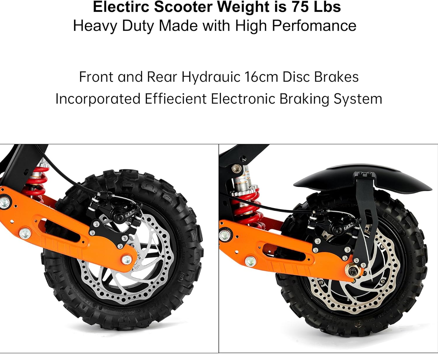 Scooter eléctrico todoterreno para adultos, motor Yenghome de 2800 W5600 W hasta 33 Mph50 Mph, neumáticos de vacío de 11 pulgadas, 60 V, 15 Ah28 Ah,