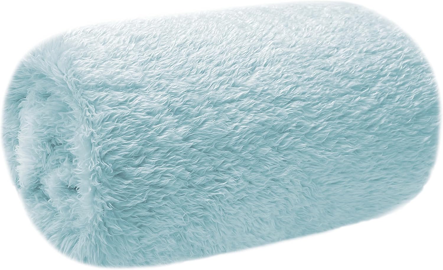 VASANI Manta de forro polar, manta de felpa súper suave para sofá cama, manta ligera y acogedora, azul, 50 x 60 pulgadas