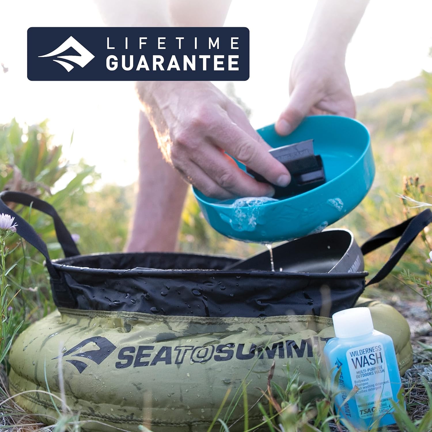 Sea to Summit Kit de limpieza de cocina de campamento