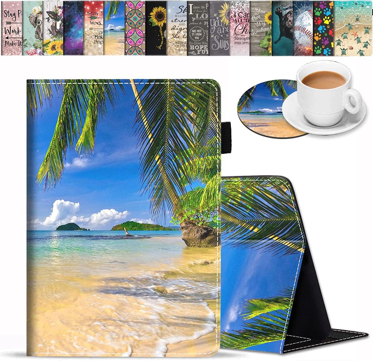 Funda para tableta Tienda Kindle Fire HD 8 y Fire HD 8 Plus (1210 generación, versión 20222020)  Funda de piel sintética de alta calidad con