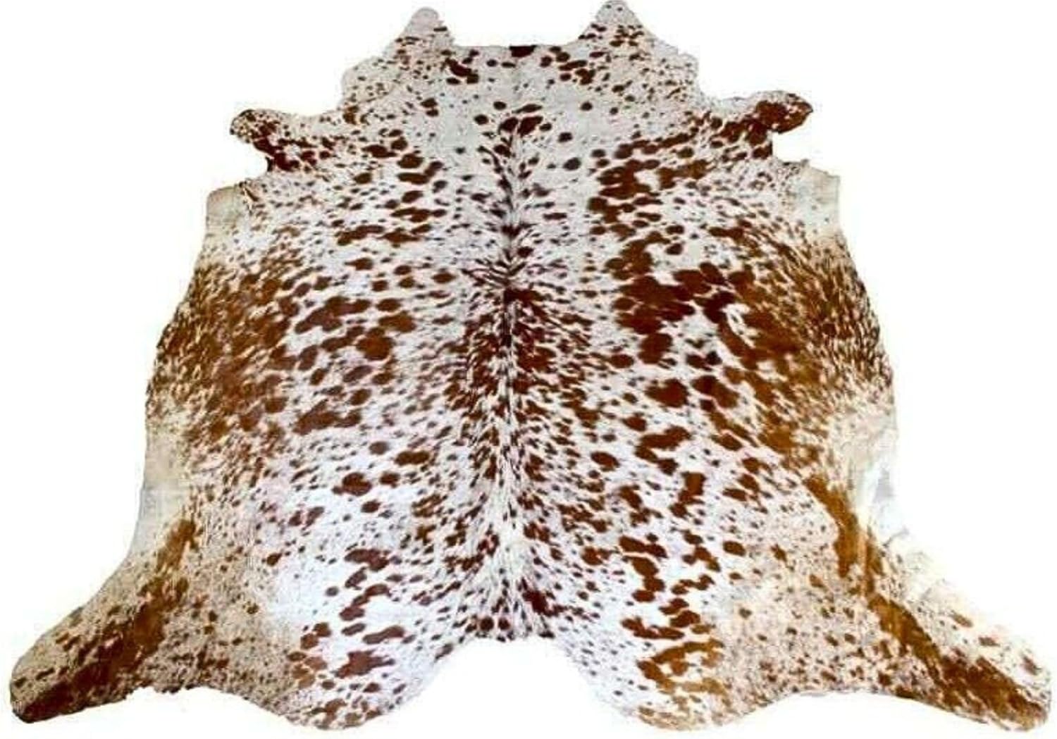 DECIMAL Cowhides – Alfombra de piel de vaca natural, alfombra de piel de vaca para dormitorio y sala de estar, alfombra decorativa moderna de piel
