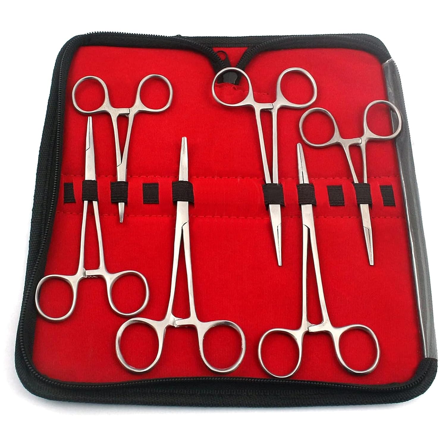 OdontoMed2011 Ultimate HEMOSTAT – Juego de 6 piezas que incluye kit táctico ideal para herramientas de pasatiempos, electrónica, pesca y taxidermia
