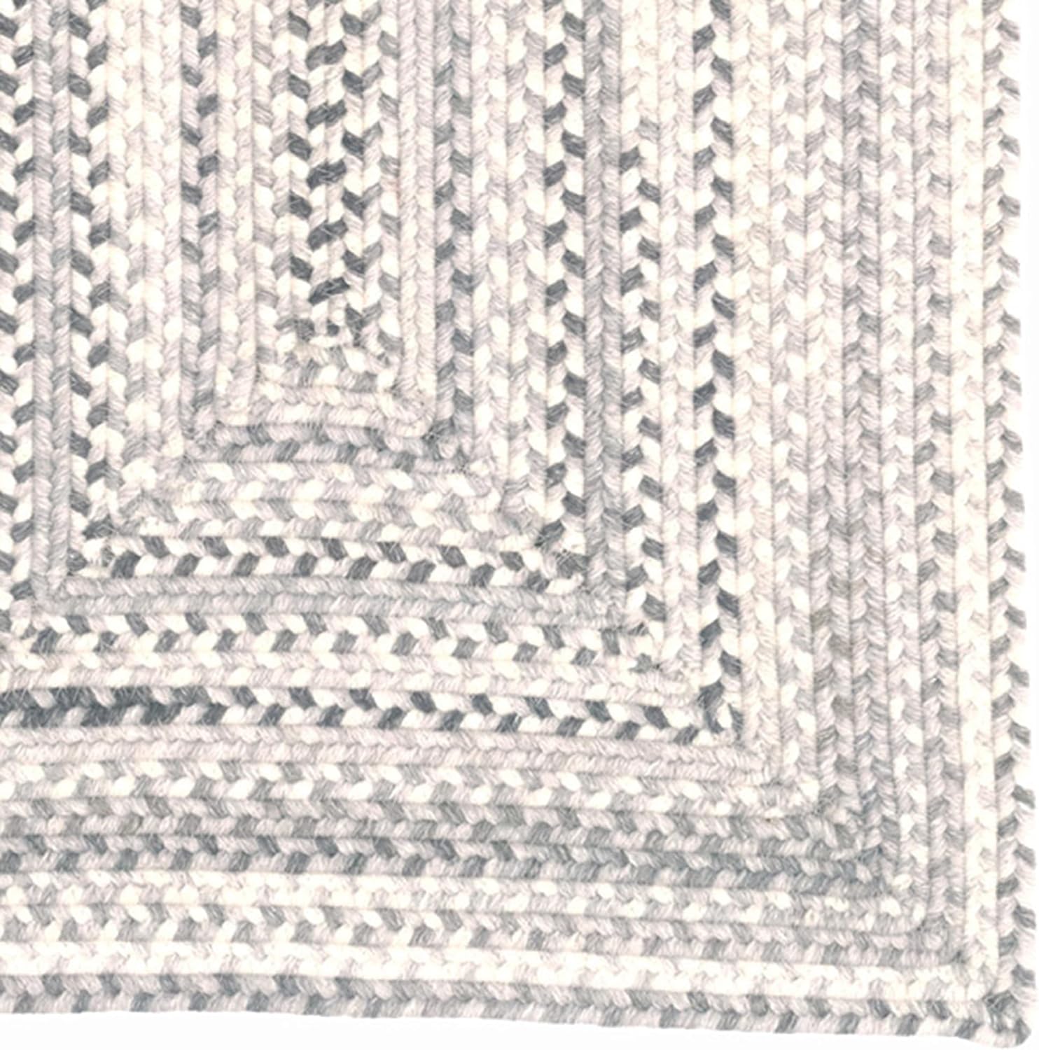 Capel American Heritage Shadow – Alfombra trenzada rectangular concéntrica de 9 pies 0 pulgadas x 12 pies 0 pulgadas