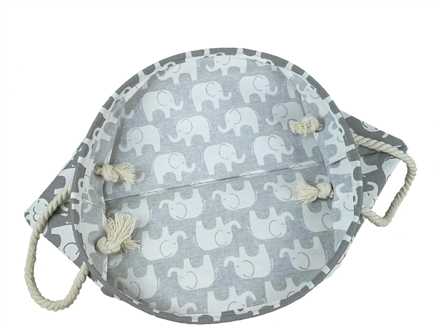 Cesta de ropa sucia de elefante, plegable, impermeable, de lona, para la ropa sucia, linda canasta de dibujos animados para habitación de los niños,