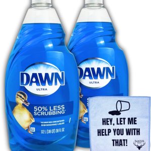 Dawn, Ultra – Líquido para lavar platos, aroma original, detergente total de 76 onzas, paquete de 2 a 38 onzas líquidas, paquete con 8 x 8 pulgadas, Dawn, Ultra – Líquido para lavar platos, aroma original, detergente total de 76 onzas, paquete de 2 a 38 onzas líquidas, paquete con 8 x 8 pulgadas,