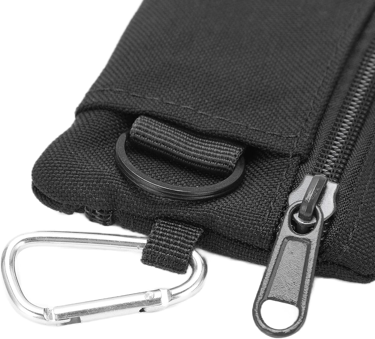 FILFEEL Molle – Bolsa con mosquetón, bolsa Molle EDC al aire libre, mini funda portátil para tarjetas de llaves, bolsa EDC, monedero, mochila de