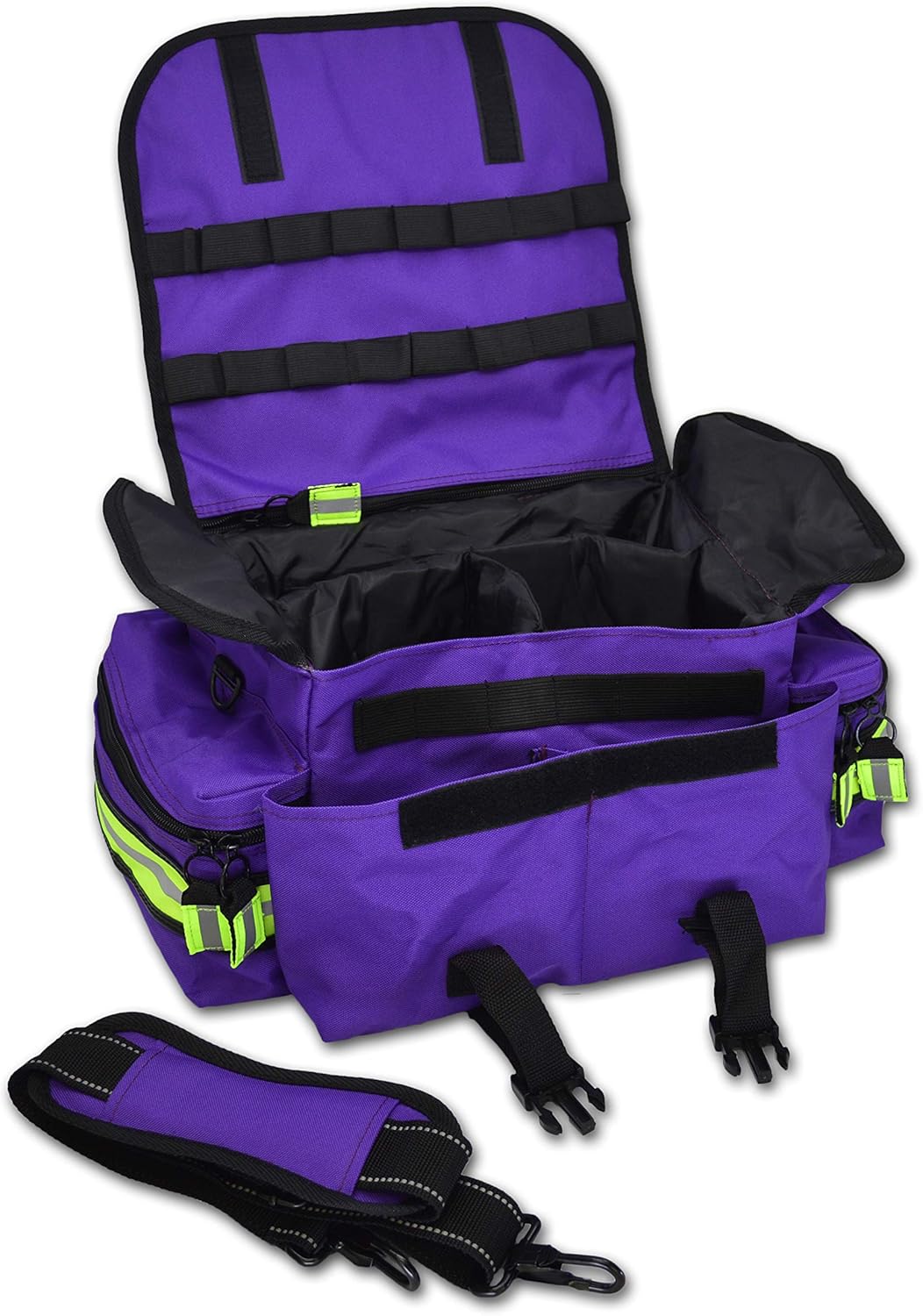 Pequeño botiquín Lightning X de primeros auxilios EMS EMT, para traumatismos, Púrpura