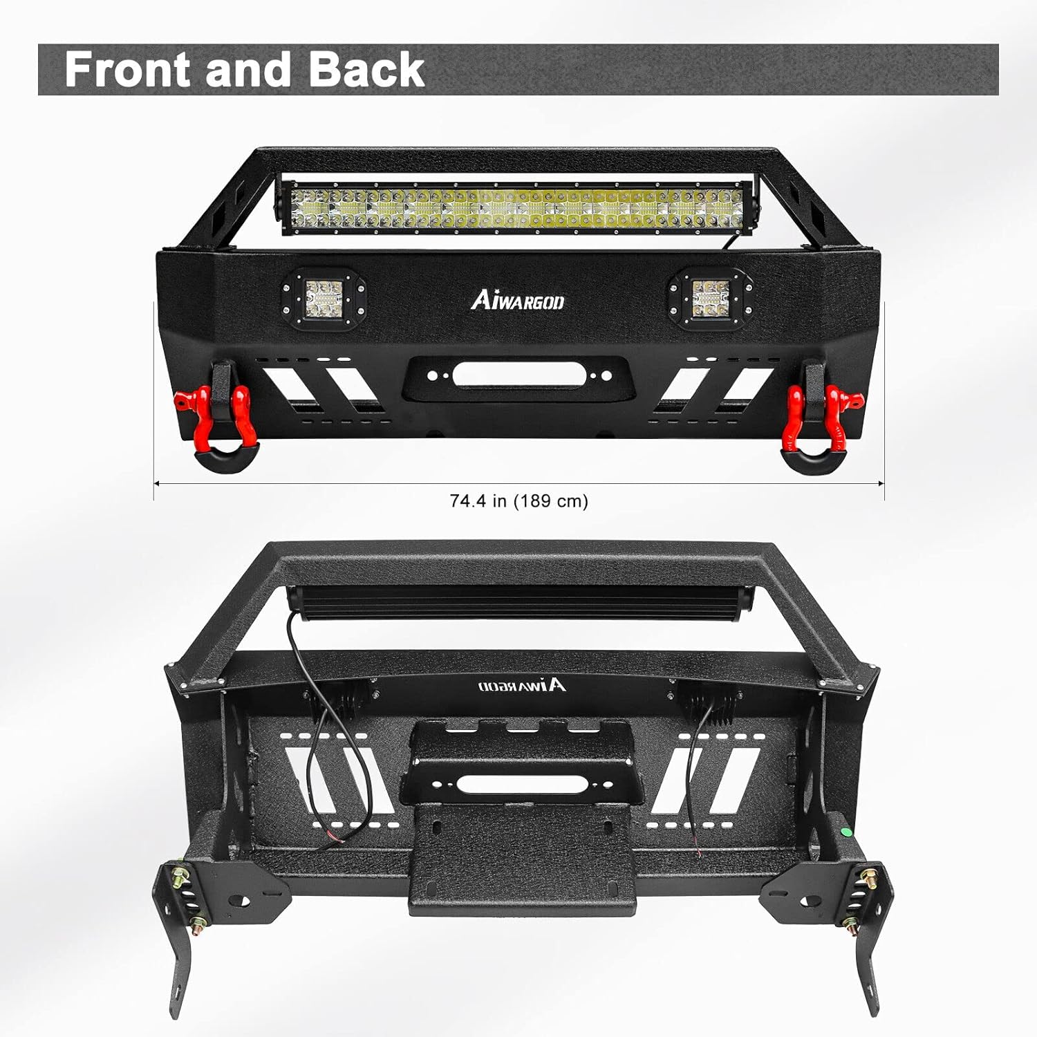 Parachoques delantero de 5 generación 4 Runner Limited 2020, parachoques delantero BESTZHEYU para 2010-2020 5 generación 4 Runner Limited Offroad