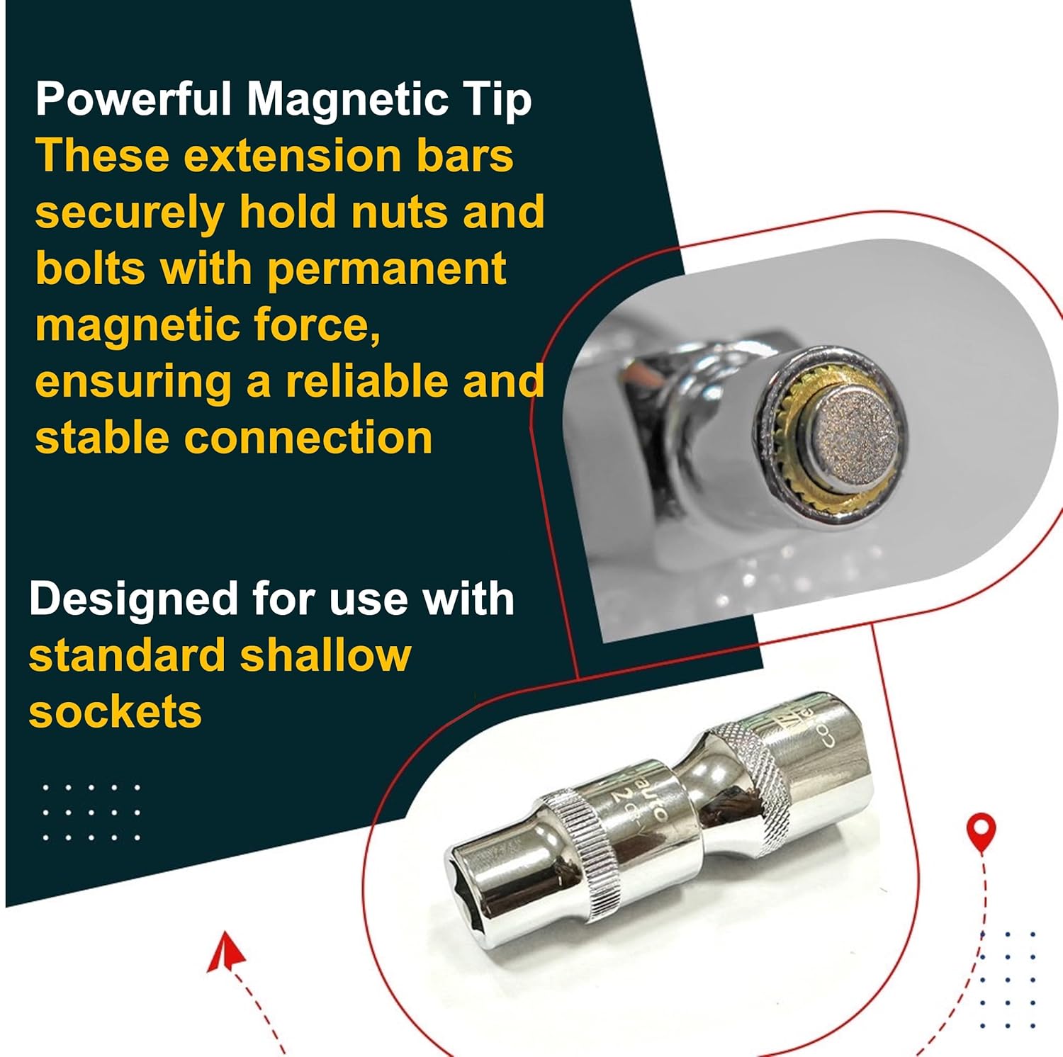 Conquer Tools Ultimate Precision Bundle Juego de herramientas de chaflán de desbarbado con hoja de tungsteno premium y barra de extensión magnética