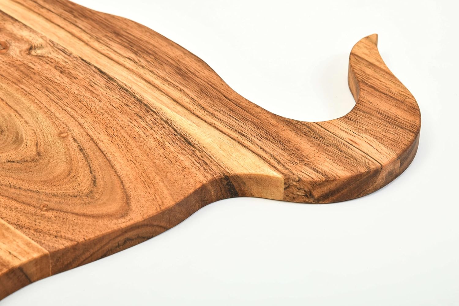 Treen Art Tabla de cortar de madera para cocina, 13 pulgadas de largo x 12 pulgadas de ancho, tablas de cortar de madera con forma de cabeza de