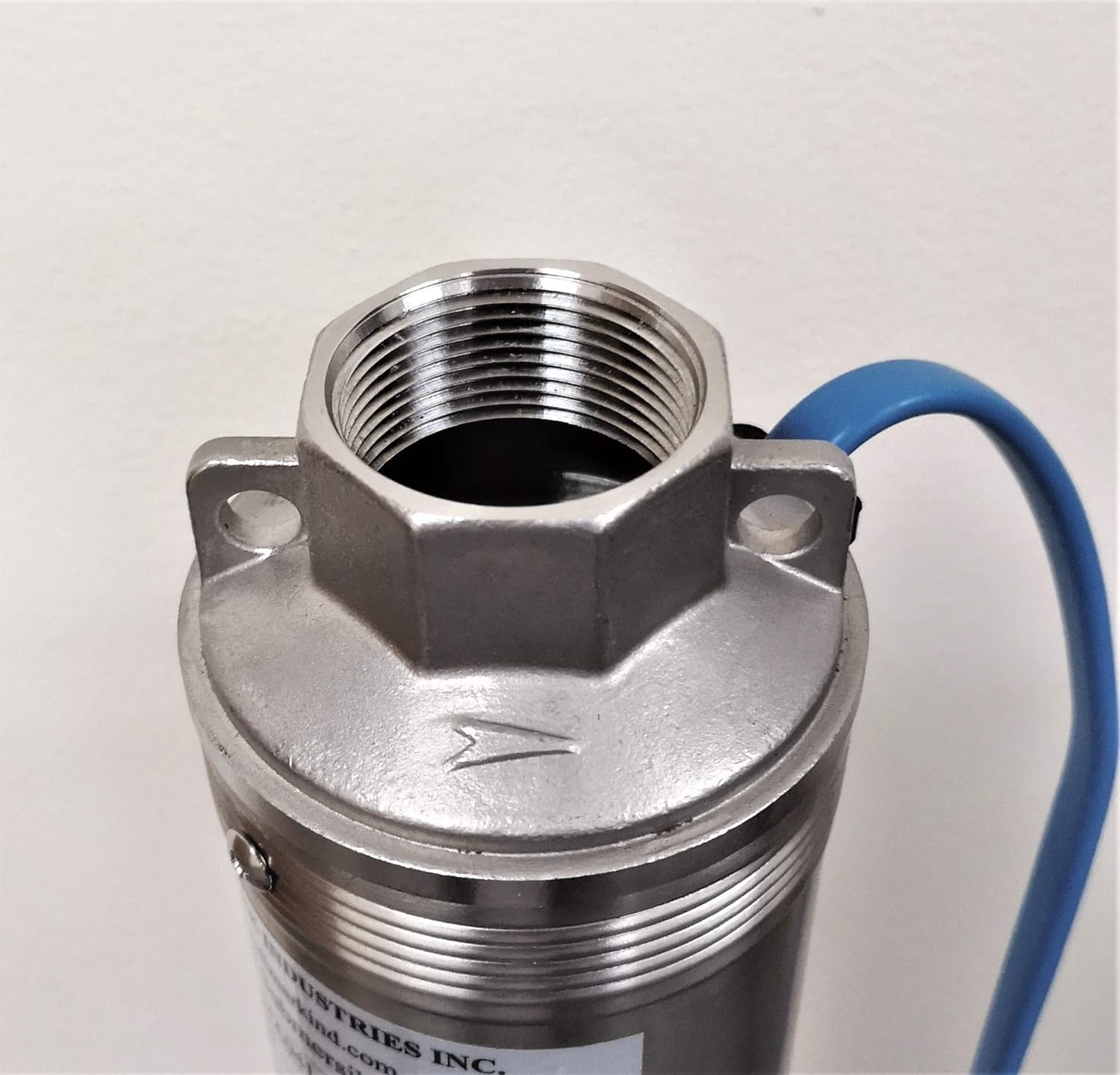 Bomba, Pozo Profundo, 1HP, 230V60HZ1PH, 3.5″, 8 stg, Max 207′ cabeza,33 gpm todo S.S., con caja de control