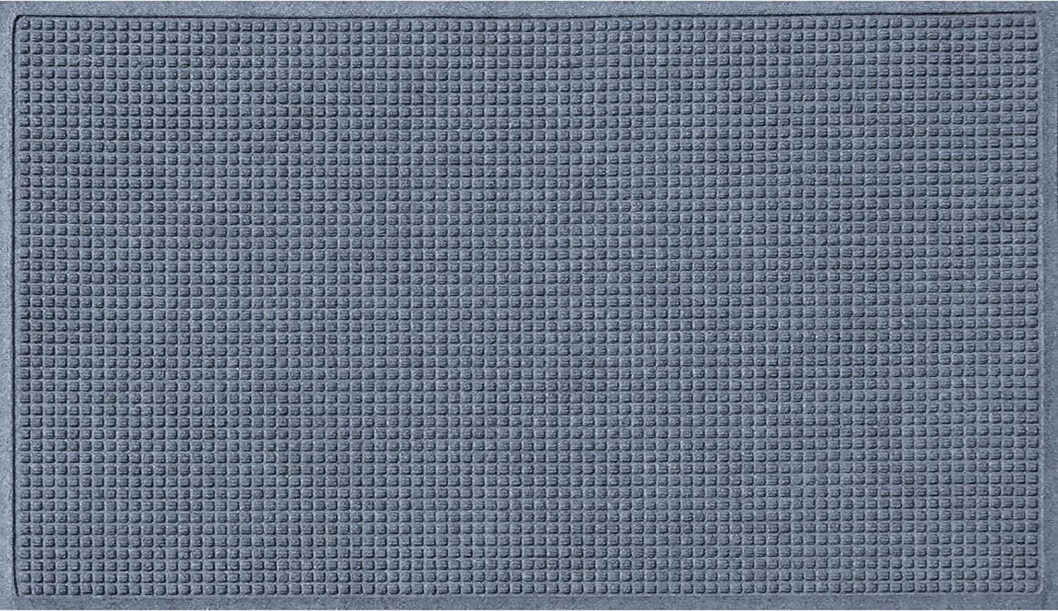Bungalow Flooring Waterhog – Tapete para puerta, 4 x 6 pies, fabricado en Estados Unidos, duradero y decorativo, antideslizante, interiorexterior,