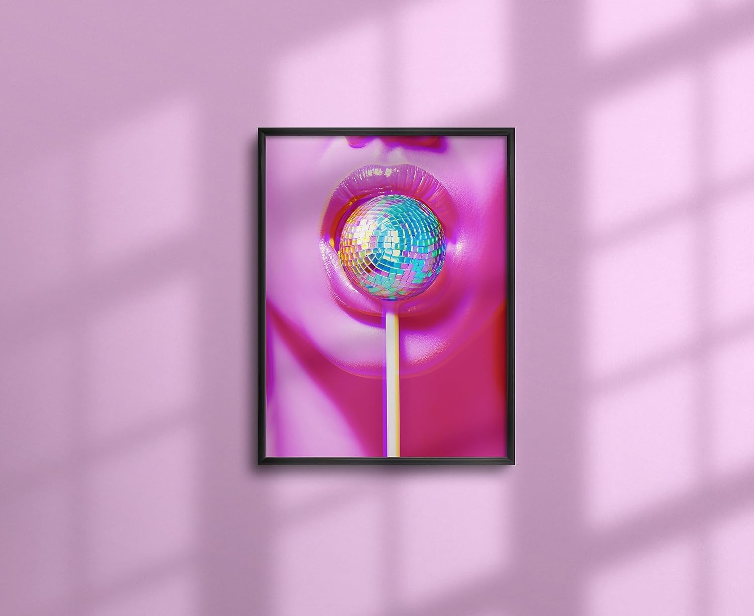 TwoDays Decoración estética moderna de Lolipop, decoración de habitación, impresiones artísticas de pared retro para apartamento de niñas, póster de