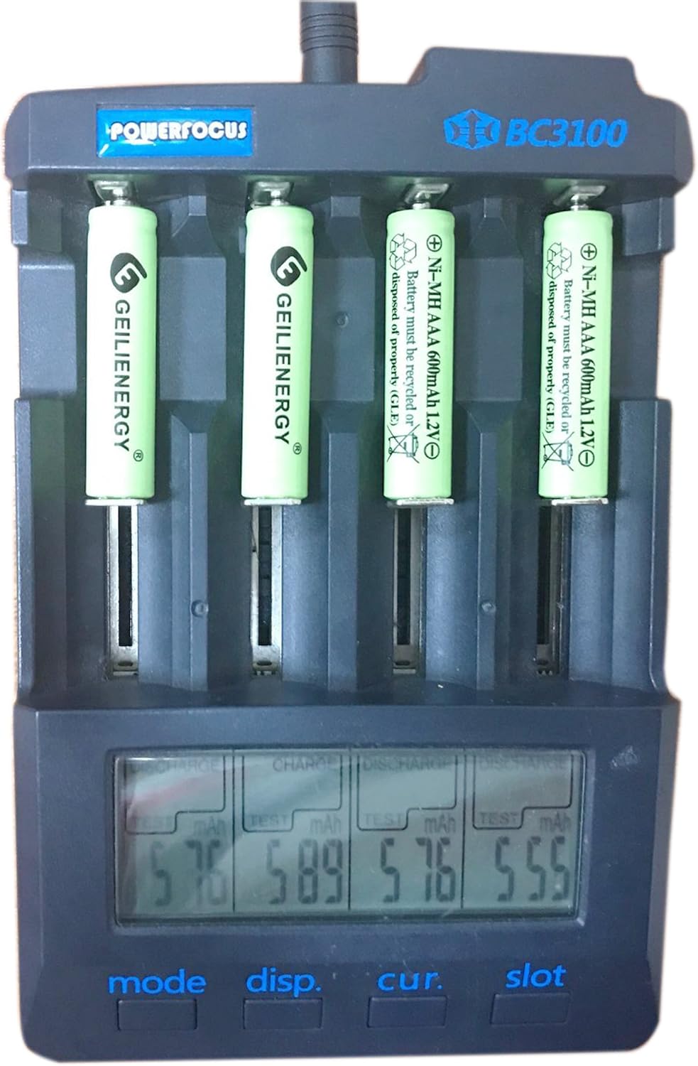 GLEPOWEER Baterías AAA recargables, 1.2 V 600 mAh NiMH precargadas triple A baterías solares para luces de jardín, ratones y dispositivos domésticos