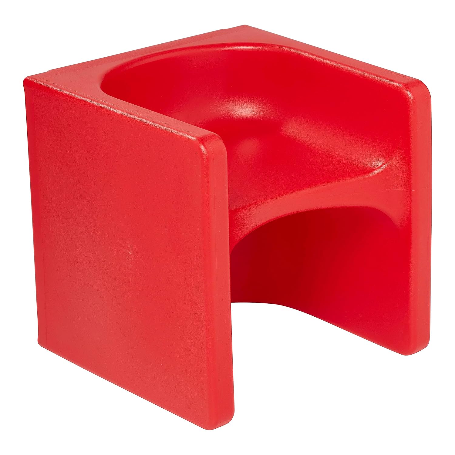 ECR4Kids Tri-Me 3 en 1 silla cubo, muebles para niños, rojo
