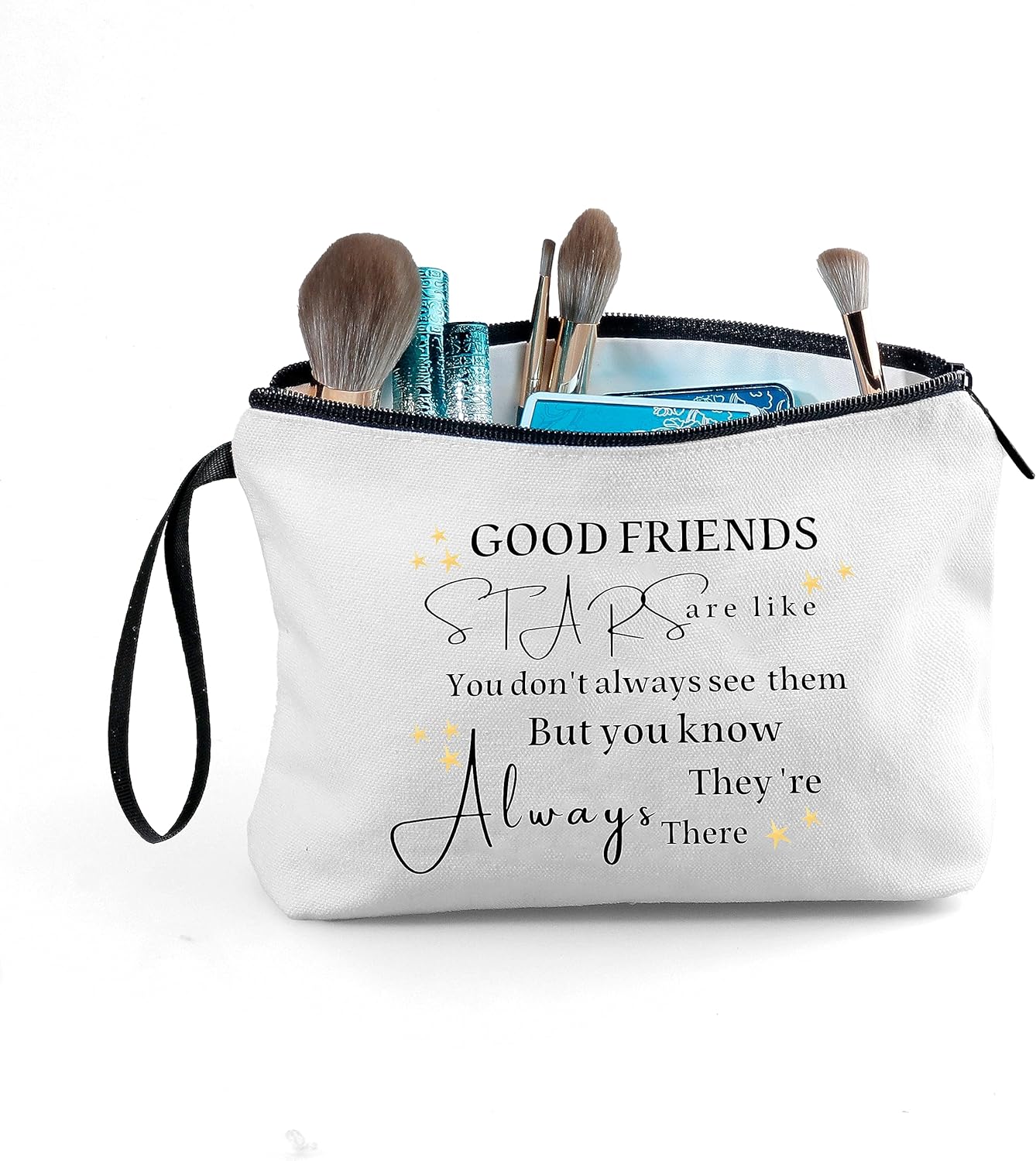 Regalos de amistad para mujeres, mujeres, mejores amigas, hermanas, niñas, pequeñas bolsas de maquillaje, bolsas de cosméticos de regalo para