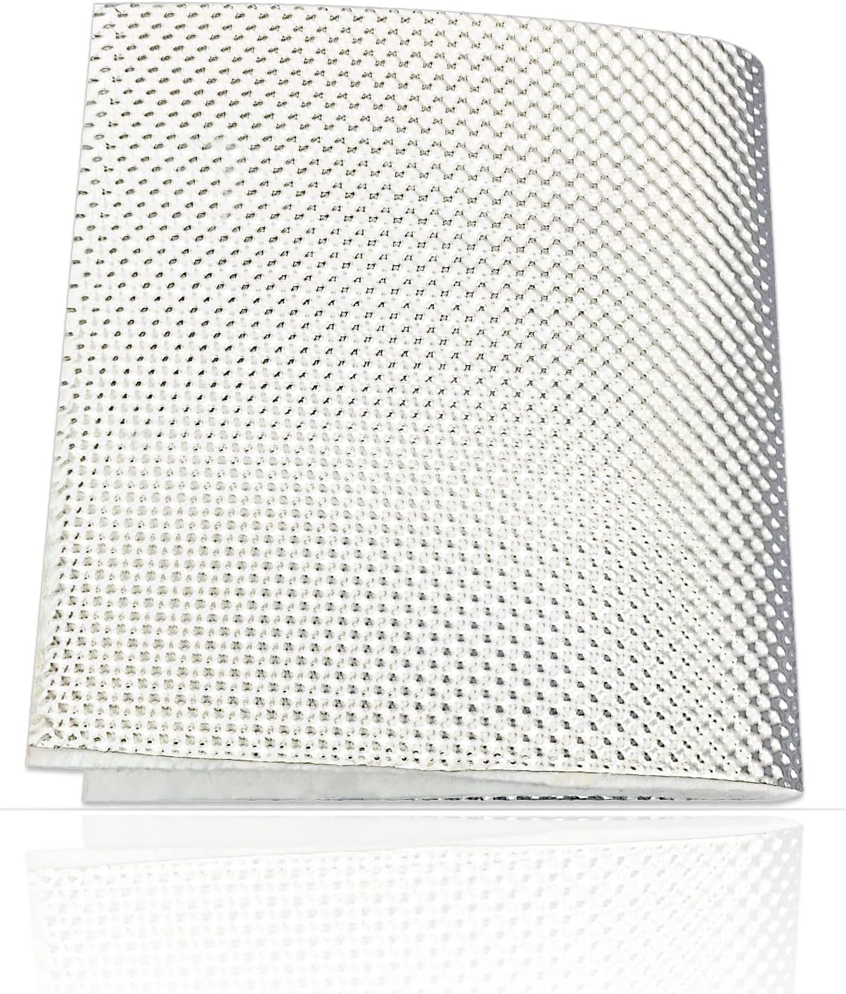 Protector térmico para escape, material de aluminio, silenciador, armadura de aislamiento, 12 x 38 pulgadas