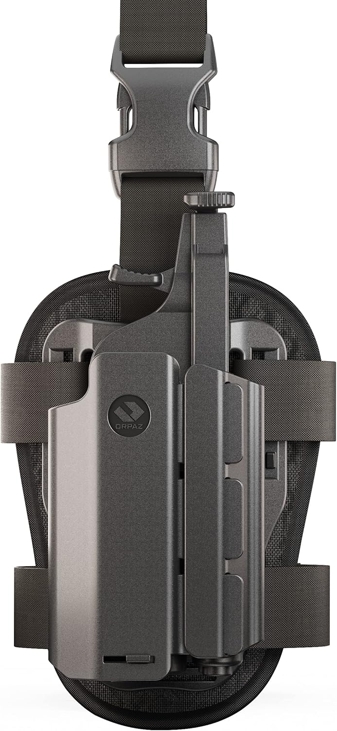 Orpaz T40 – Funda ajustable y modular Canik TP9 compatible con soporte OWB Canik TP9 con luzláservistaóptica, asegurará tu pistola con una