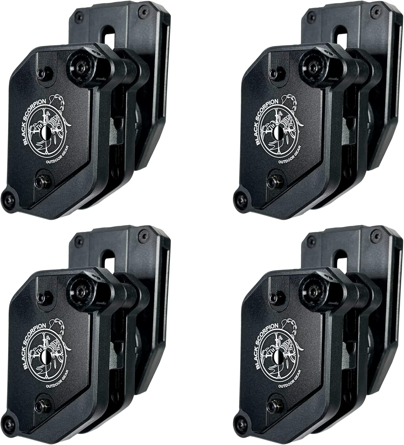 Black Scorpion Outdoor Gear Bolsas de revistas de competencia para cargadores de doble pila 0.354 in, 40-1 12 en cinturón IPSC, aprobado por USPSA 4