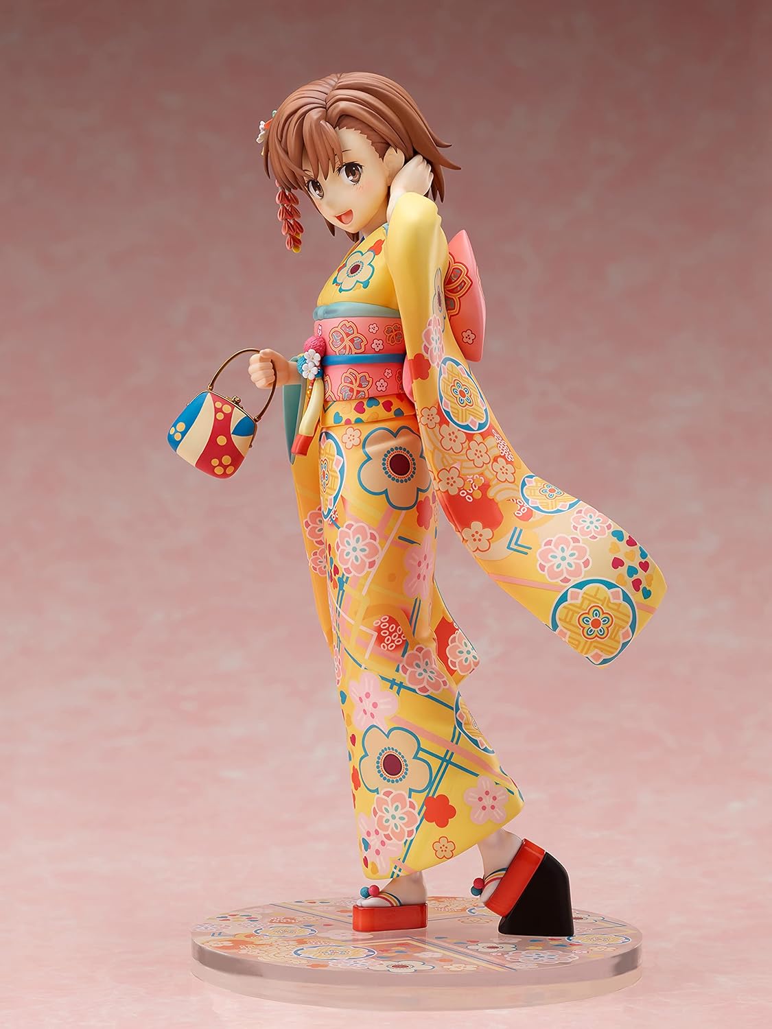 Furyu A Certain Scientific Railgun T Mikoto Mikasa (Furisode Version) Figura de PVC a escala 17, multicolor, 8 pulgadas