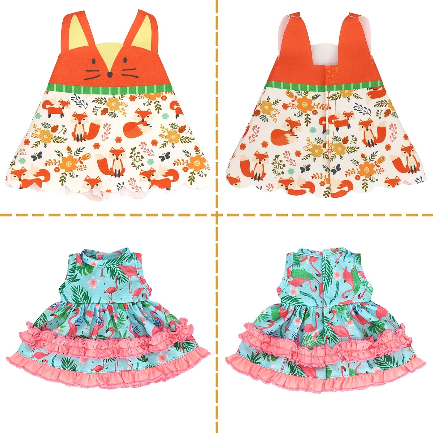 SOTOGO Ropa de muñeca de 16 piezas para muñecas Alive Baby Doll Clothing Fits 13, 14, 14.5 pulgadas, ropa y accesorios para muñecas americanas