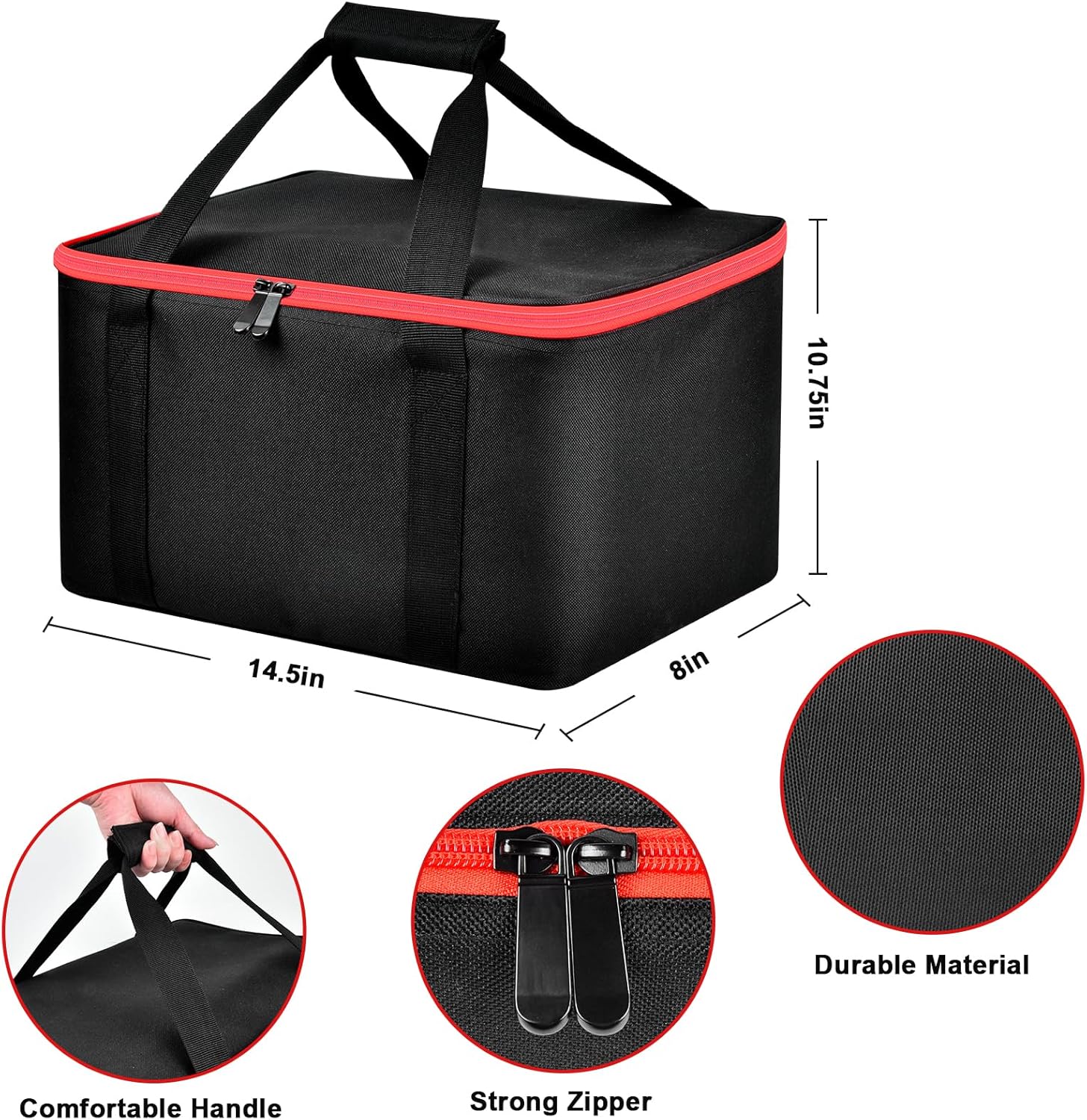 Bolsa de compresor de aire compatible con inflador Milwaukee M18 2848-20, caja de transporte de bomba para accesorios de herramientas Milwaukee,