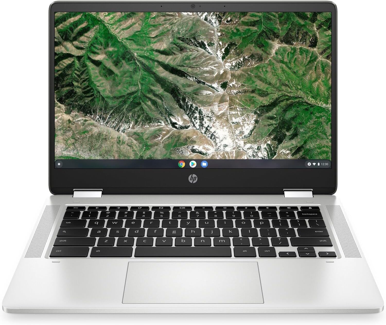 HP Laptop Chromebook x360 FHD de 14 pulgadas, Pentium Silver N5030 4 GB de RAM, 64 GB de almacenamiento de computadora eMMC, tableta portátil con