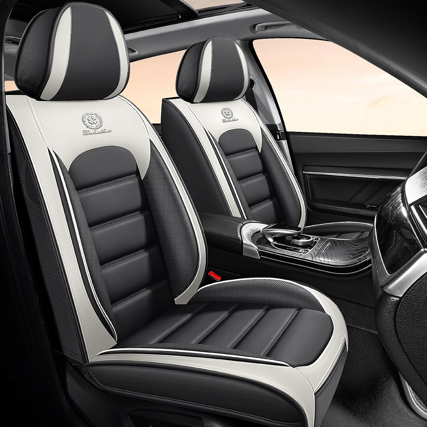 Fundas de asiento de automóvil para Chevrolet Trailblazer EXT 2002-2006, funda de asiento de piel sintética impermeable, suave, transpirable, con