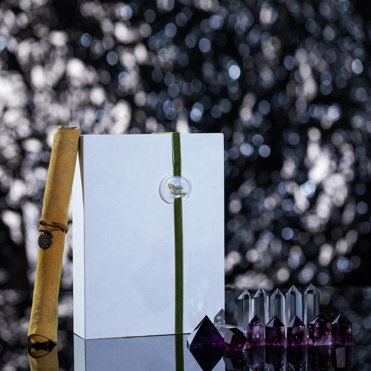 CHRONOSTELLARY Regalo de cristal para hacer deseos  Rejilla de cristal con geometría sagrada Flor de la vida  Suministros de brujería Cristales