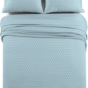 Royal Tradition Juego de sábanas de franela pesada, 100% algodón, tamaño Queen, 4 piezas, estampado de nieve, 6.00 ozm Royal Tradition Juego de sábanas de franela pesada, 100% algodón, tamaño Queen, 4 piezas, estampado de nieve, 6.00 ozm