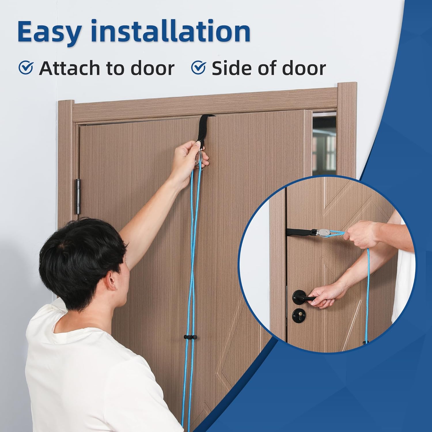 Shoulder Pulley Over Door Rehab Exerciser, for Physical Therapy, Exercise Equipment, Aids in Recovery, Improve and Strengthen Mobility