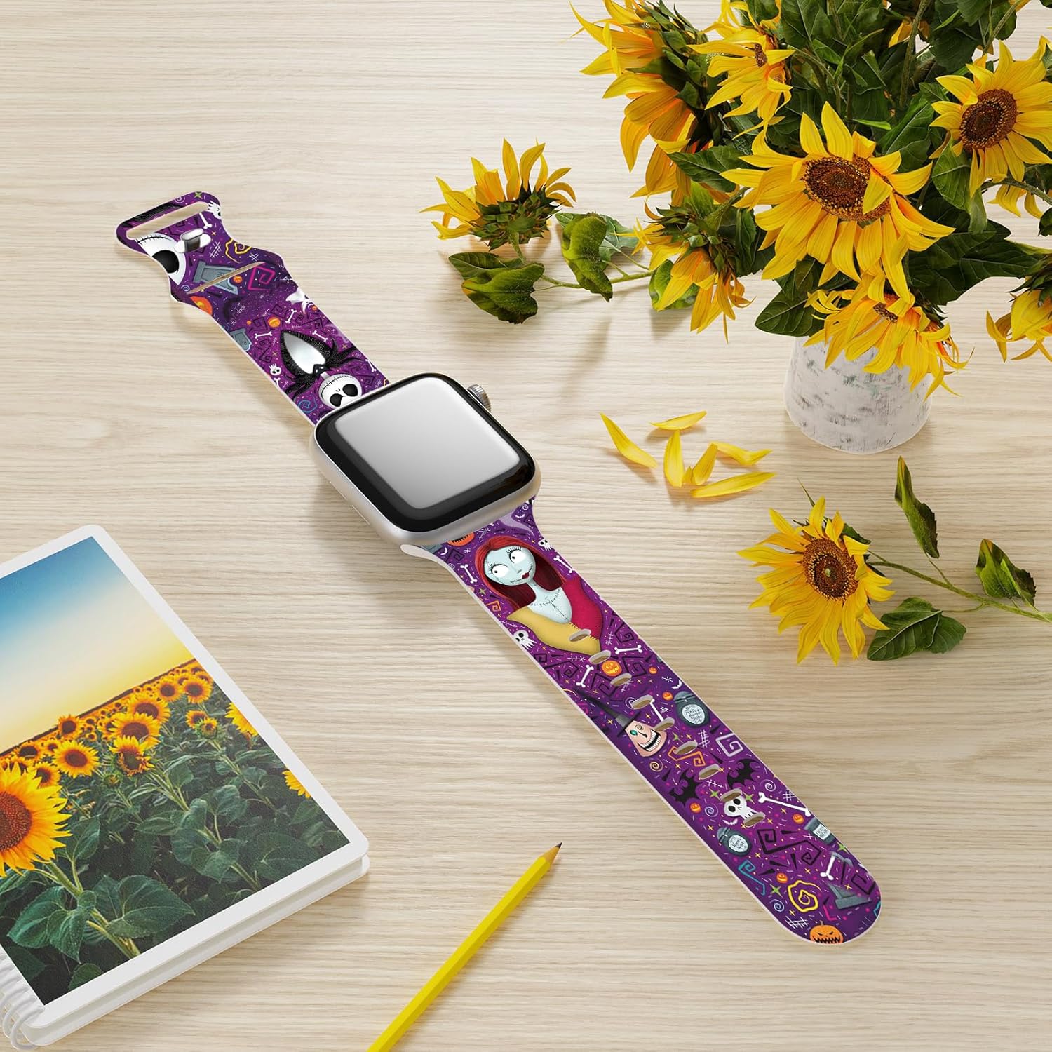 Holiday Band Compatible with Apple Watch 38mm 40mm 41mm 42mm 44mm 45mm 49mm Men Women,Soft Silicone Adjustable Wristbands Smartwatch Straps for