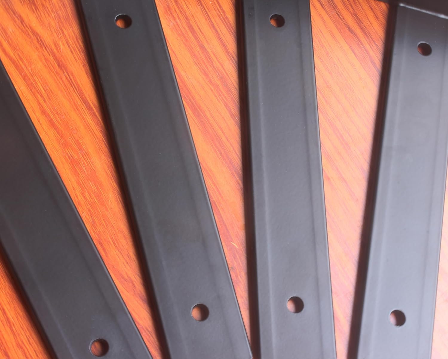 Paquete de 24 soportes de estante en L ocultos, color negro, de 8 pulgadas (15 pulgadas de grosor), soportes de estante de hierro, metálicos,